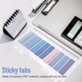 thumbnail image 5 of 800 Pcs Sticky Index Tabs, 4 Sheets Morandi Strip Index Tabs, Writable Page Sticky Notes with Ruler for Page Marking, 5 of 5