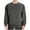 Dark Gray, variant on Men's Heavyweight Cotton Waffle thermal Underwear Crew Top Black L(L)