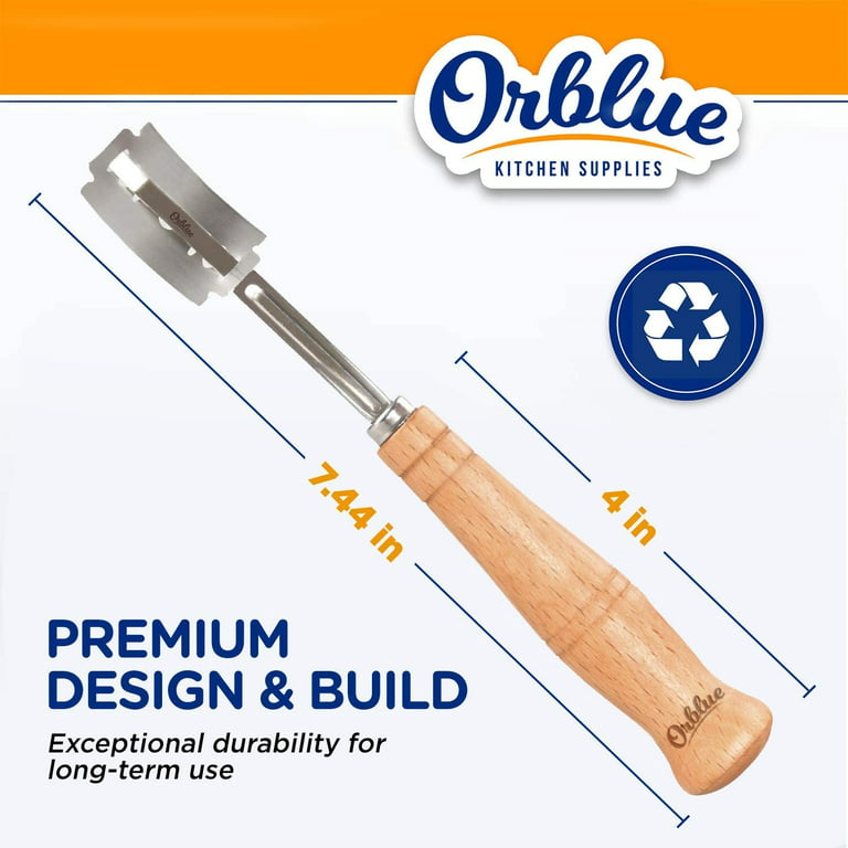 Orblue Bread Lame, Dough Scoring Tool for Artisan Bread, 12 Blades Included  