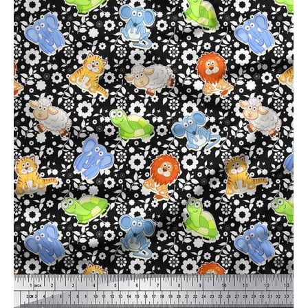 Soimoi Cotton Duck Fabric Leaves,Floral & Cute Animals Kids Printed Craft Fabric by The Yard 42 Inch Wide