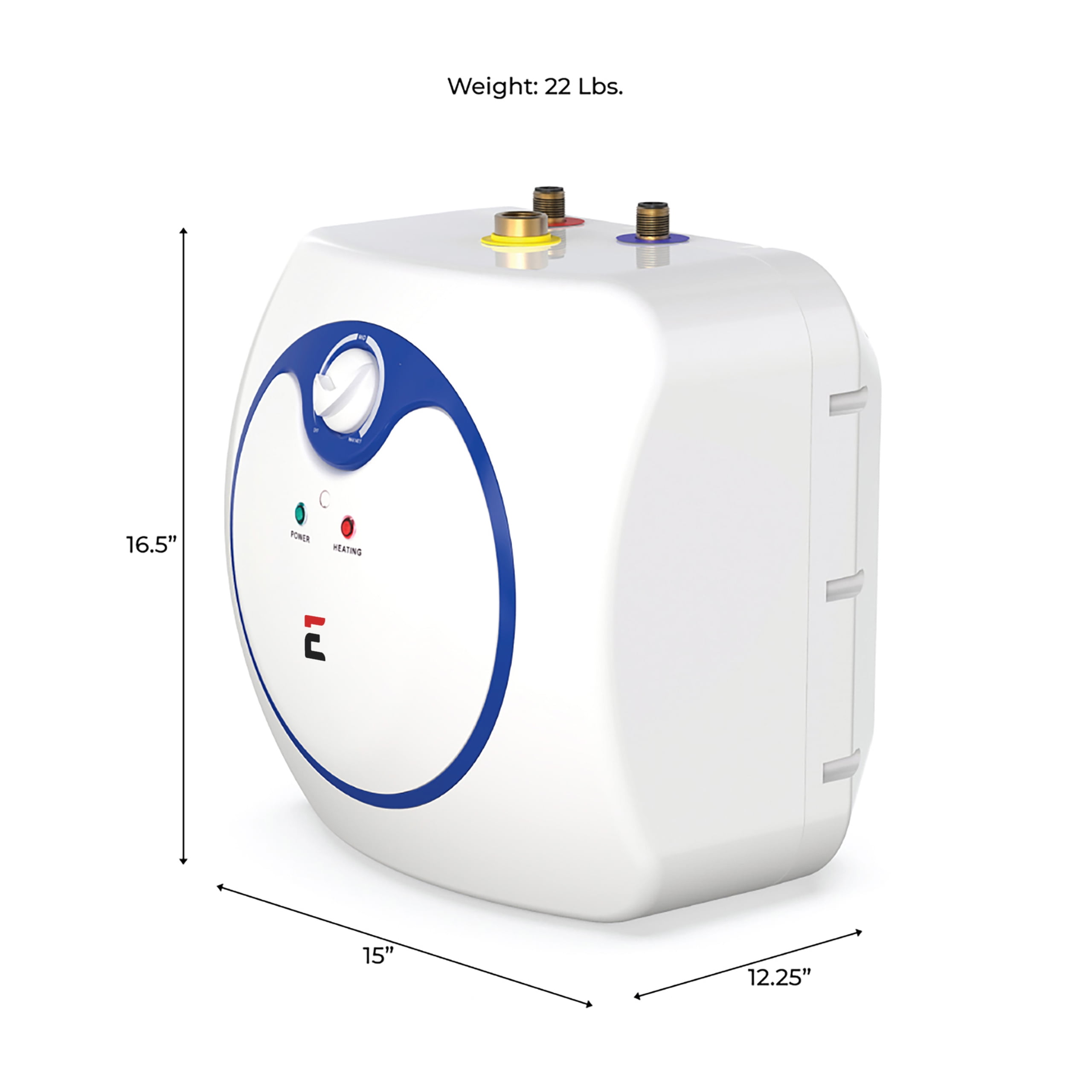 thermomate Mini Tank Electric Water Heater ES400 4 Gallons Point of Use  Water Heater for Instant Hot Water Under Kitchen Sink 120V 1440W - Yahoo  Shopping