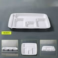 thumbnail image 2 of Commercial Grade Heat Fast Food Trays Imitation Porcelain Compartment Plates for School and Canteen Dining, 2 of 4