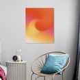thumbnail image 3 of Wynwood Studio Abstract Modern Wrapped Canvas Art - Gradient Wave, Wall Art for Living Room, Bedroom, and Bathroom, 20" x 24", Orange and Yellow Home Decor C85, 3 of 3