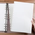 thumbnail image 3 of YujiCraft A6 6-Ring Binder Refill Paper, 3PCS College Ruled Planner Inserts for Journal Notebook,B, 3 of 8