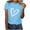 Sky Blue, variant on Tbopshirt Valentine's Day T-Shirts for Women Short Sleeve Graphic Tees, Plus Size Tops,Valentines Day Fashion Crewneck Printing Love Heart T-Shirt Casual Loose Womens Tops S-XXXL