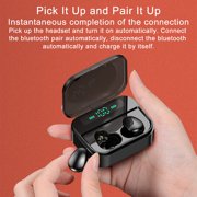 TWS bluetooth Earbuds, IPX5 Waterproof Sport Wireless Headphone with Charging Case