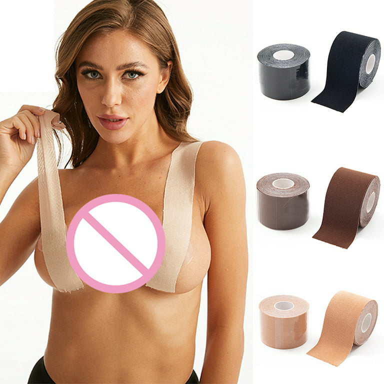 Boob tape set 5 in 1 bob tape for large breasts black boob tape best