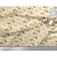 thumbnail image 3 of Soimoi Poly Georgette Fabric Giraffe Kids Printed Fabric 1 Yard 52 Inch Wide, 3 of 3