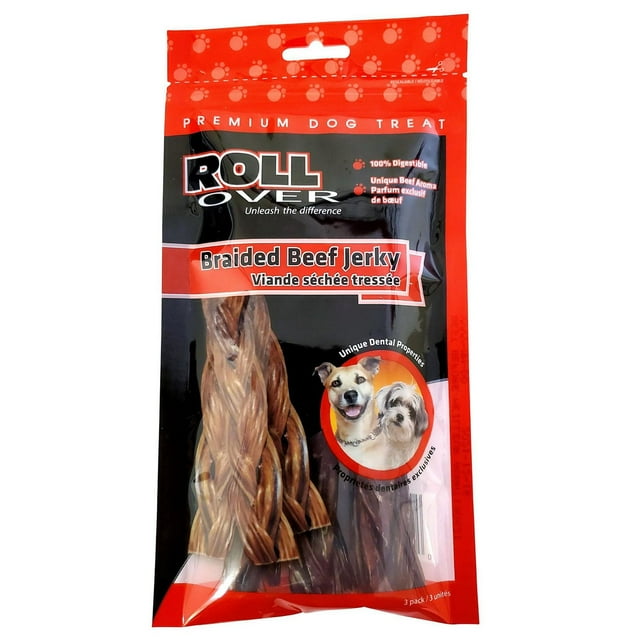 Rollover Braided Beef Jerky
