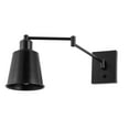 thumbnail image 6 of JONATHAN Y Cary 5.75" Iron Contemporary Swing Arm LED Wall Sconce, Oil Rubbed Bronze, 6 of 8