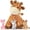 Giraffe-Yellow, variant on MorisMos 17.7in Bunny Stuffed Animal, 4 Pack Baby Bunnies Family Rabbit Plush Set
