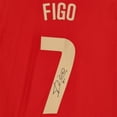 thumbnail image 4 of Framed Luis Figo Portugal National Team Autographed 2020-21 Home Jersey with Fan Style Numbers - Fanatics Authentic Certified, 4 of 4