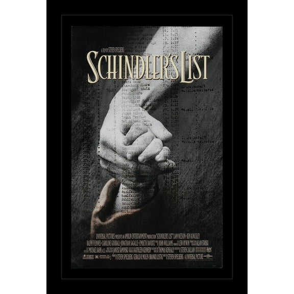 SCHINDLER'S LIST - 11x17 Framed Movie Poster