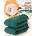 thumbnail image 4 of Women Slipper Fuzzy Socks Fluffy Cozy Cabin Warm Winter Soft Thick Comfy Fleece Non Slip Home Socks 1Pairs, 4 of 6
