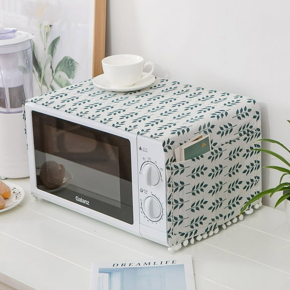 IBASETOY Dust Covers for Appliances Kitchen Cover Dustproof Green Cotton for Office Use 1Pcs