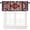 Ethnic-4, variant on Vintage Boho Floral Kitchen Curtain Valance Persian Tribal Ethnic Floral Textured Pattern Abstract Curtain Valance Bedroom Home Decor 54"x18"