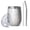 White-4, variant on Floral 12oz Stainless Steel Insulated Wine Tumbler with Lid and Straw – Double Wall Vacuum Mug for Hot & Cold Drinks, 304 Steel Interior, Sweat-Free Design,Thanksgiving,Christmas, Spring,Flower