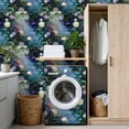 thumbnail image 4 of Peel and Stick Wallpaper Floral Landscape Glowing Daisies Wildflowers Wall Mural 17.7in x 9.8ft Self Adhesive Removable Wall Paper Renter Friendly Wallpaper for Nursery Bedroom Cabinets, 4 of 8