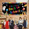 thumbnail image 3 of Guozer Welcome Back Banner Background Cloth for School Decoration, 3 of 6