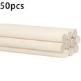 thumbnail image 2 of Bamboohart 50Pcs Wooden Dowel Rods Unfinished Wood Dowels  Solid  Sanded, 2 of 6