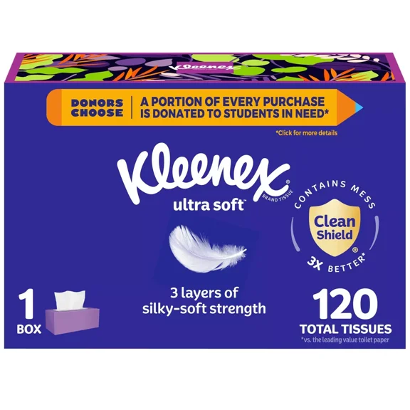 Ultra Soft 3-Ply Facial Tissue