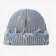 thumbnail image 6 of YooGuoGuo Y2k Beanie for Women Crochet Hats Holes Beanies Hat Grunge Accessories Emo Slouchy Warm Men Knitted Hats, 6 of 8
