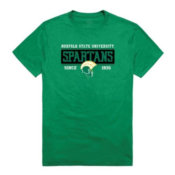 W Republic 507-350-G77-01 Norfolk State University Established T-Shirt, Kelly - Small