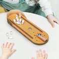 thumbnail image 3 of AURARMLET 1 Set Tabletop Mini Bowling Game Wood Compact Design For Kids And Adults Indoor, 3 of 6