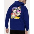thumbnail image 3 of Sudadera con capucha con estampado de personajes de anime, sudaderas con capucha geniales para hombres, sudadera con capucha de diseño gráfico informal para hombres con bolsillo de canguro para el oto, 3 of 4