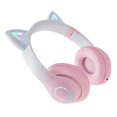 thumbnail image 2 of Auriculares inalámbricos LED Hugo Cat Ear V5.0 Batería de larga duración Sonido envolvente Cómodo blanco rosa, 2 of 10