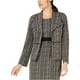 thumbnail image 2 of Chaqueta Kasper Tweed Blazer para Mujer, Beige, 6 Kasper Sin botón, 2 of 2