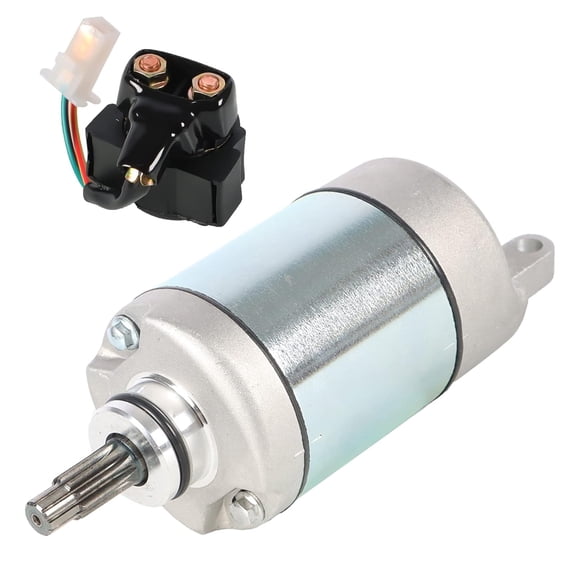 Genrics Starter Motor with Solenoid Relay Replacement for Honda FourTrax 300 TRX300 1988-2000 Replacement for 31200-HA0-774 31200-HC4-033