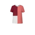 thumbnail image 2 of Blusa Sabira André Badi con bloques de color cuello redondo mangas cortas negro 26, 2 of 5