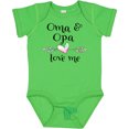 thumbnail image 3 of Inktastic Oma and Opa Love Me- Heart Grandchild Boys or Girls Baby Bodysuit, 3 of 5