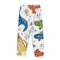 thumbnail image 5 of Xecao Dinosaur Women's Straight Lounge Pajama Pants: The Epitome of Relaxed Sleepwear, 5 of 9