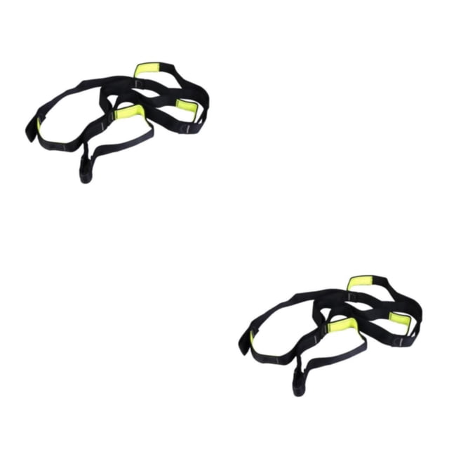 Soidarity 4-Step Etrier Webbing Ladder Hanging Rope Black Caving for Climbing Rescue Tipo 1 2piezas