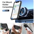 thumbnail image 2 of for iPhone XR Case with Screen Protector,Sliding Camera Cover,-Grade Cover with  Stand Phone Case 6.1" Black, 2 of 14