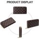 thumbnail image 2 of Wristlet Wallets For Women Clutch Cute Purse Credit Card Holder Phone Checkbook Organizer Zipper Coin Purse (brown), 2 of 4