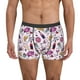 thumbnail image 1 of Balery Wine Calzoncillos bóxer para hombre, ropa interior de algodón suave y transpirable con cinturilla de nailon-Medium, 1 of 5