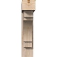 thumbnail image 2 of Ekena Millwork 7 1/2"W x 34"D x 34"H Merced Block Smooth Bracket w/ Offset Brace, Douglas Fir, 2 of 25