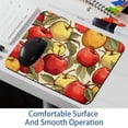 thumbnail image 6 of Apple Square Non-Slip Rubber Bottom Printed Desk Mat Mousepad for Office and Gaming - 8.3x9.8 Inch, 6 of 6