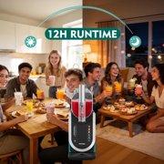 Slushie Machine for Home, No Ice Needed Margarita Machine & Slushy Machine, 5 Preset, Rapid Freezing, Self-Cleaning, 66oz Slushie Maker for Frappes, Spiked Slush, Ice Cream, Dark Green