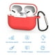 thumbnail image 3 of Funda protectora para auriculares Airpods Pro compatible con Bluetooth (rojo), 3 of 6
