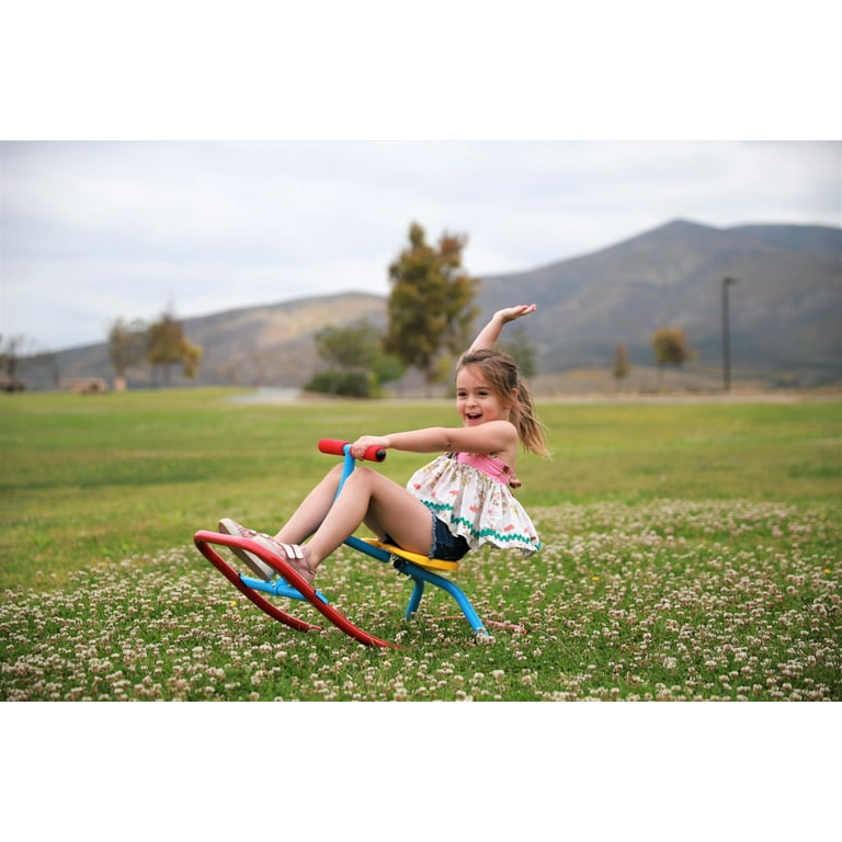 PLATPORTS Kids Rocking Chair Seesaw Rider Safe Home Playground Backyard Equipment