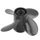 thumbnail image 4 of Propeller 4 Blade 9 1/4X10 for Honda and Yamaha Outboard BF8D/BF9.9D BF9.9/BF15A BF15D/BF20 8 Spline, 4 of 5