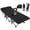 Black Cot+Black Pad, variant on DKMOCO XXL Folding Camping Cot with Mattress & Carry Bag, 32" x 79" 900lbs Heavy Duty Portable Sleeping Cot Bed for Adults, Home Office Guest Outdoor Camping Travel, Gray Cot Gray Pad