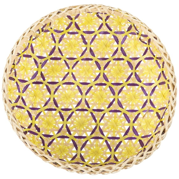 Woven Fruit Basket Decorative Storage Basket Weaving Kitchen Storage Basket
