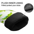 thumbnail image 4 of Golf Club Covers, Green Crocodile Premium PU Leather Driver Hybrid Putter Head Covers with Velvet Lining, Waterproof Golf Gifts for Men Women, 4 of 11