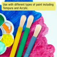 thumbnail image 3 of 10 Pcs Grands Poils Ronds pour Enfants Tempera et Artistes, 3 of 4