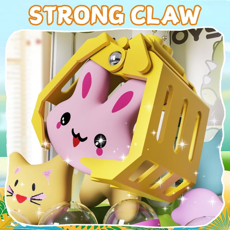 JBeeCtrl Claw Machine for Kids Mini Vending Machine Dinosaur Toys